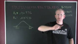 Hypothesis test t-stat
