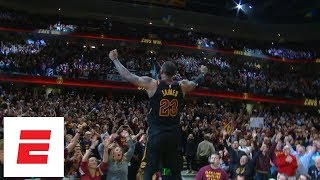 LeBron James calls game with buzzer-beating 3-pointer to win Game 5 of Cavaliers vs. Pacers | ESPN