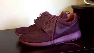NIKE ROSHE RUN 'VILLAIN RED' SHOE REVIEW