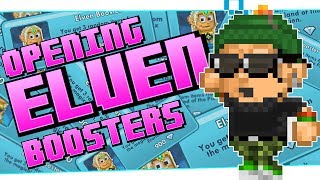 OPENING ELVEN BOOSTERS | 100K GEMS | PIXEL WORLDS