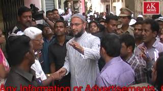 AKNEWS Asaduddin Owaisi and DGP Telangana Swachh Hyderbad Programme