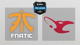 CS:GO - Fnatic vs. mousesports [Cache] Map 1 - ESL Pro League Season 3 - EU Matchday 14