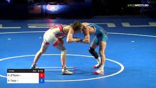 2018 USMC-USAW Cadet & Junior FS Nationals/Junior 138 Finals - Keegan O'Toole (WI) Vs. Gabriel Tag