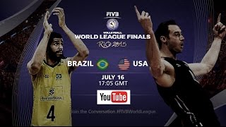 Live: Brazil vs USA - FIVB Volleyball World League Final 2015