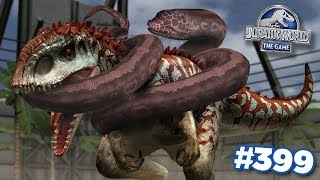 Unlocking The New Giant Snake!!!  | Jurassic World - The Game - Ep399 HD