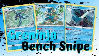 Greninja Annoying Hard To KO Bench Snipe ~ Detective Pikachu, PTCGO Gameplay