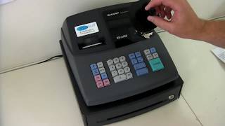 Sharp XE-A102 Cash Register