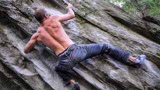 My First 7C: Climbing In Magic Wood