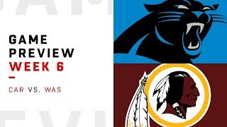 Carolina Panthers vs. Washington Redskins | Week 6 Game Preview | Move the Sticks
