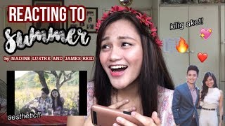 Reacting to Nadine Lustre & James Reid - Summer (Official Music Video) | Danisaurs