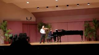 Paganini - Cantabile by violinist, Khullip Jeung and pianist, Jacob Veligan