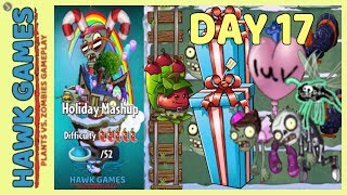 Plants vs Zombies 2 Holiday Mashup World Day 17 Easy (Part II)