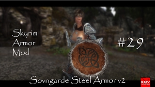 Skyrim | Sovngarde Steel Armor v2 para CBBE BodySlide Número 29 [Review]