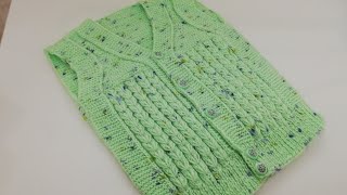 EN YENİ BEBEK YELEK MODELİ - ??how to knit new model baby and kid vest