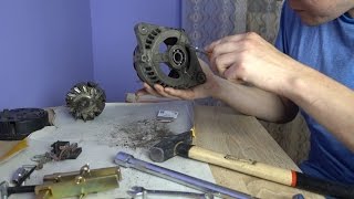 Замена подшипников генератора своими руками ЗАЗ Шанс 1.3
