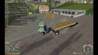 Farming Simulator 19. Полезный прицеп для сбора и и перевозки тюков.