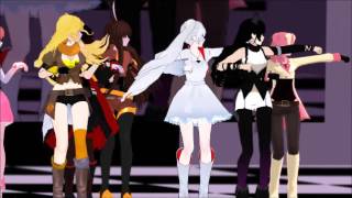 [MMD] Bad Apple [RWBY Gals]