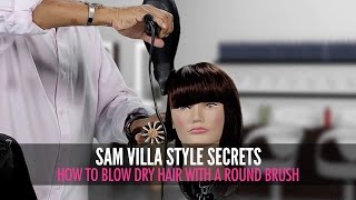 How To Blow Dry With a Round Brush For Best Results