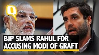 The Quint: BJP Slams Rahul For Accusing PM Modi of Graft Charges
