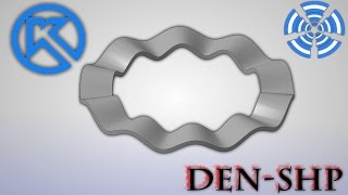 Компас 3D уроки - шайба волнистая