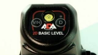 Видео обзор лазерный уровень  ADA 2D Basic Level