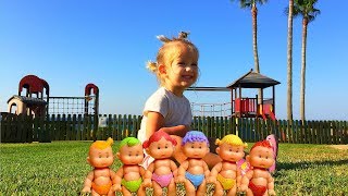 ?? Yogurtinis Piccolino Baby Dolls | Куклы Йогуртинис Пиколини Сюрпризы Игрушки на детской площадке