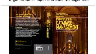 Chapter 4 Organizational Aspects of Data Management