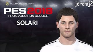 S. SOLARI Face + stats edit PES 2018 ou 2019 (Real Madrid classics)