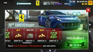 CSR2 Ferrari F12Berlinetta / full tuning 8.6 / 70th Anniversary