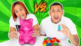 GIANT VS TINY FOOD CHALLENGE!
