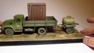 Обзор моделей ЗиЛ-130 и МТЗ-50 от мастерской Диорама 96 в масштабе 1/43