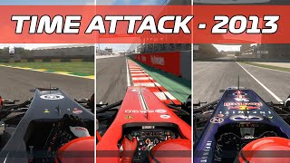 F1 2013 - TIME ATTACK - AUSTRÁLIA - CANADÁ - CHINA | Jogos Clássicos | #50K