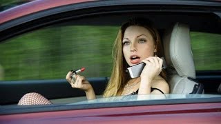 Подборка приколов. Бабы за рулем (Девушки за рулем) #1