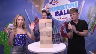 Zara Larsson w/ Jack & Conor Maynard at Capital's Summertime ball 2017 backstage