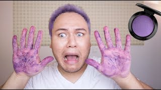 Haare FÄRBEN mit LIDSCHATTEN ??? Get ready with me