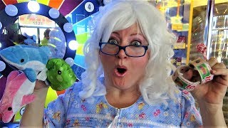 Granny McDonalds Claw Machine Crane Game Arcade Ticket Playtime Fun