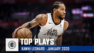 Kawhi Leonard's Top Plays of January | LA Clippers