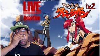 [Vezaks: реакция+] CRINGE! Гуррен Лагганн/Gurren Lagann - эпизод 2 *redirect*