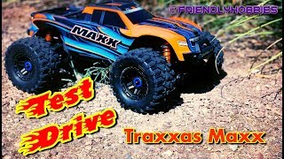 Traxxas Maxx First Look And Test Run At Friendly Hobbies