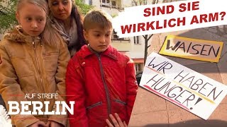 "Wir haben Hunger!" - Kinder bitten auf der Straße um Geld | Auf Streife - Berlin | SAT.1 TV