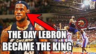 The Day LeBron James Became The King of The NBA
