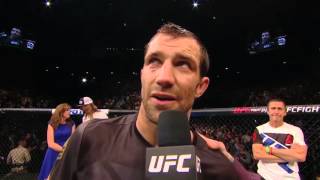 UFC 194: Luke Rockhold and Chris Weidman Octagon Interview