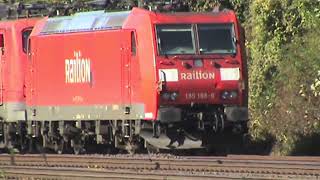 Lokzug, BR189, 7x BR185, BR140, Crossrail BR185, 2x BR145, BR101, BR425 Alter Gbf Oberlahnstein
