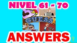 Illustration Guess - Pics Quiz Level 61 - 70 - All Answers - Walkthrough