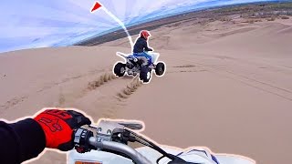 CUSTOM Sand Tires ATV Test Drive!