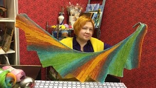 ФИШУ ( МИНИ-ШАЛЬ ) -- спицами -- мастерская  ОЛЬГИ ПАВЛОВОЙ.