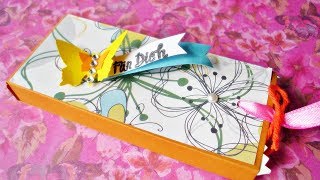 Basteln: Wunderschöne Verpackung für Schokolade / Ziehverpackung / Anleitung / Geschenkidee