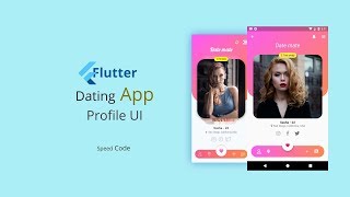 Flutter UI Design - Dating App - Profile Page - Speed Code