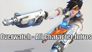 Overwatch - All Character Intros (2018 update)
