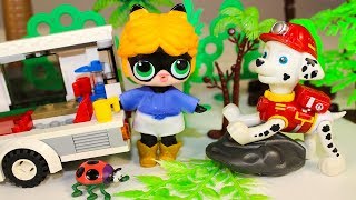 Мультики про Куклы ЛОЛ на пикнике Игрушки Щенячий патруль Мультфильмы для детей